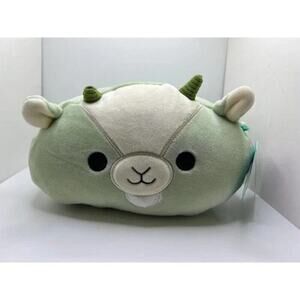 Squishmallows Palmer Stackable 12" Green‎ Goat Kellytoy RARE & Hard To Find